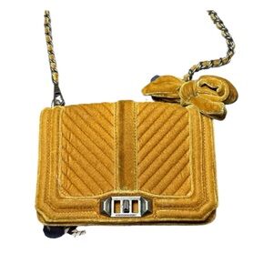 Gold Velvet Rebecca Minkoff Bag